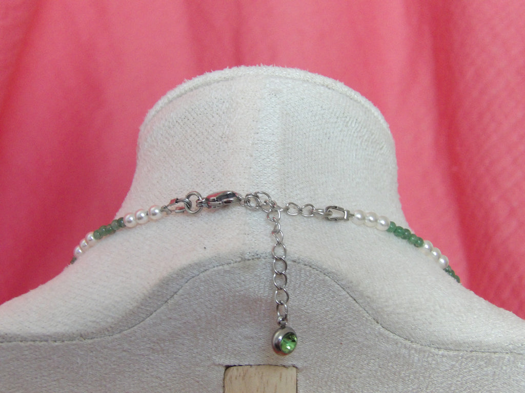 Collier " Lueur verte"