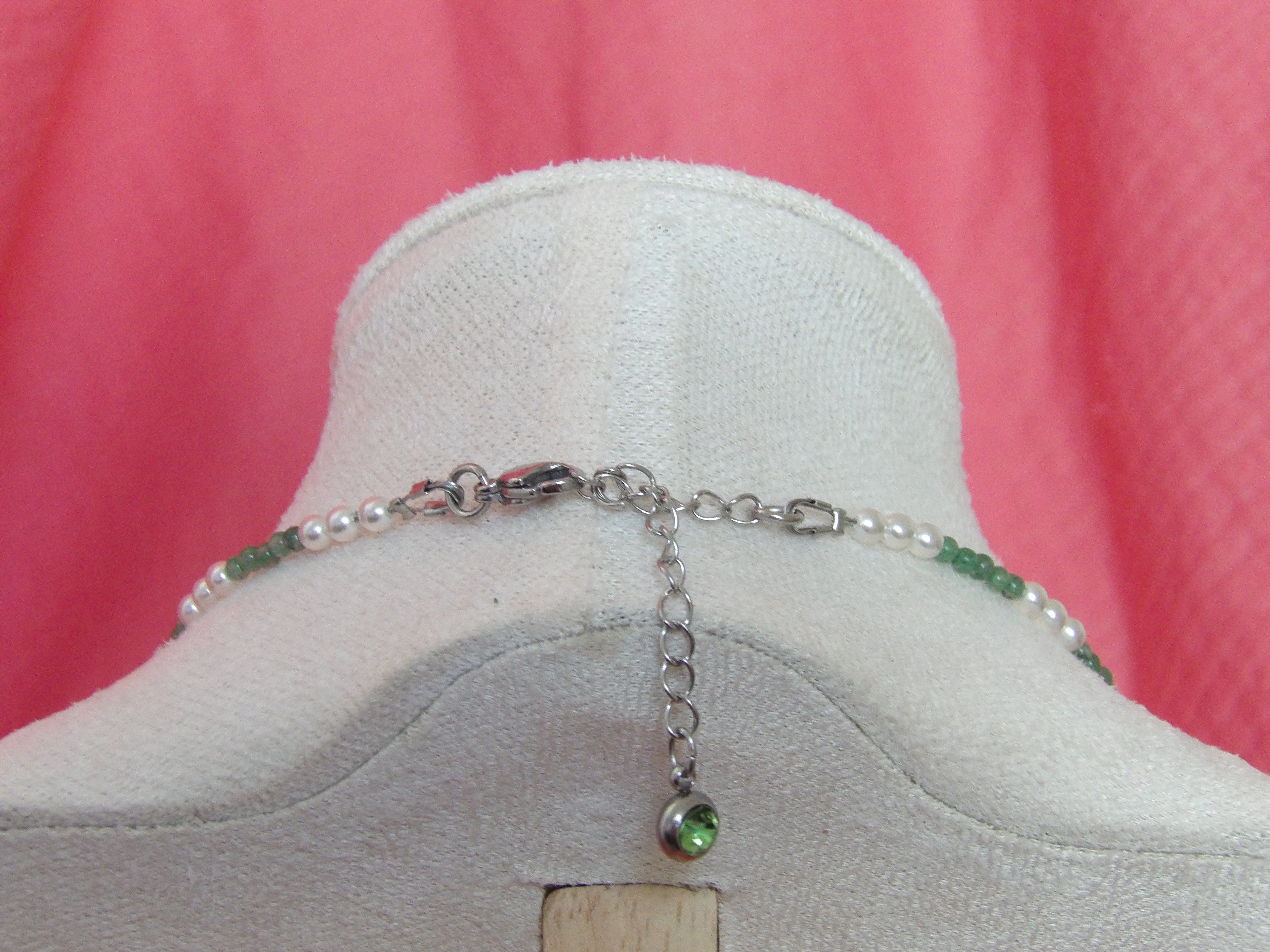 Collier " Lueur verte"