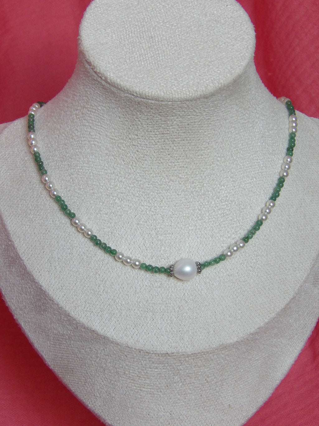 Collier " Lueur verte"