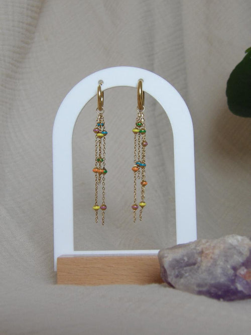 Boucles Coloré – Chaîne Acier Inoxydable