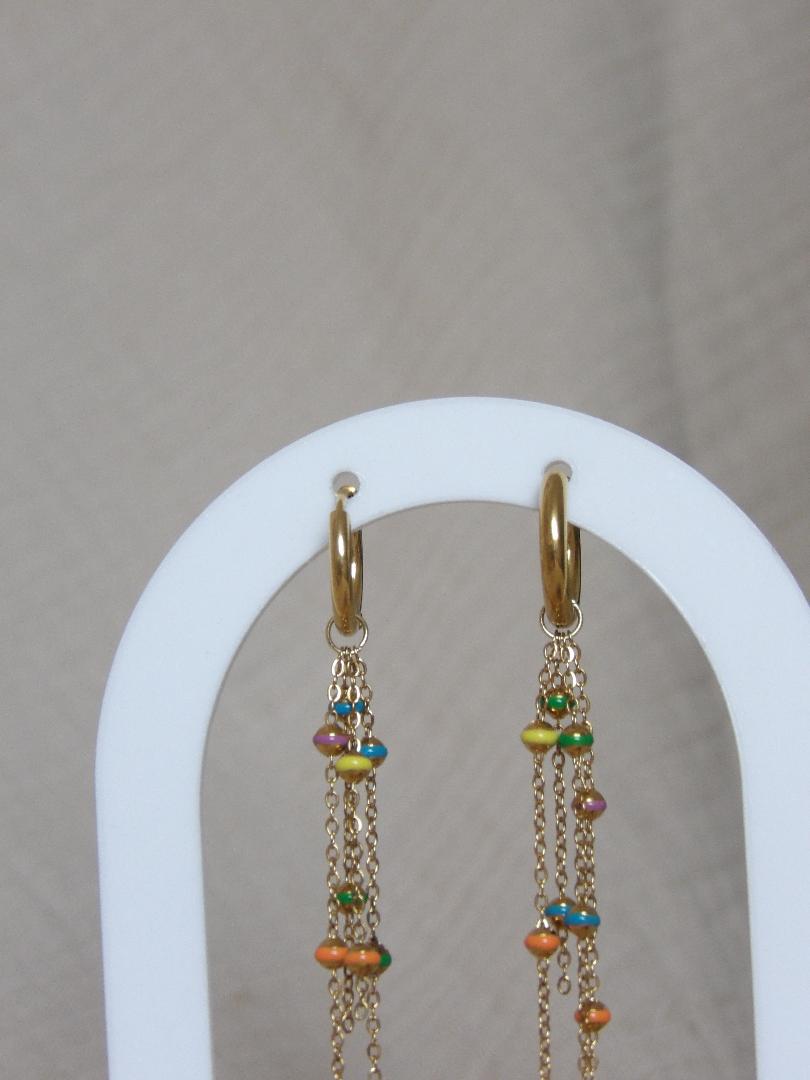Boucles Coloré – Chaîne Acier Inoxydable