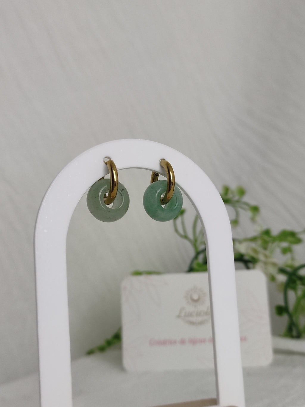 Boucle d'oreille "BLEUET"