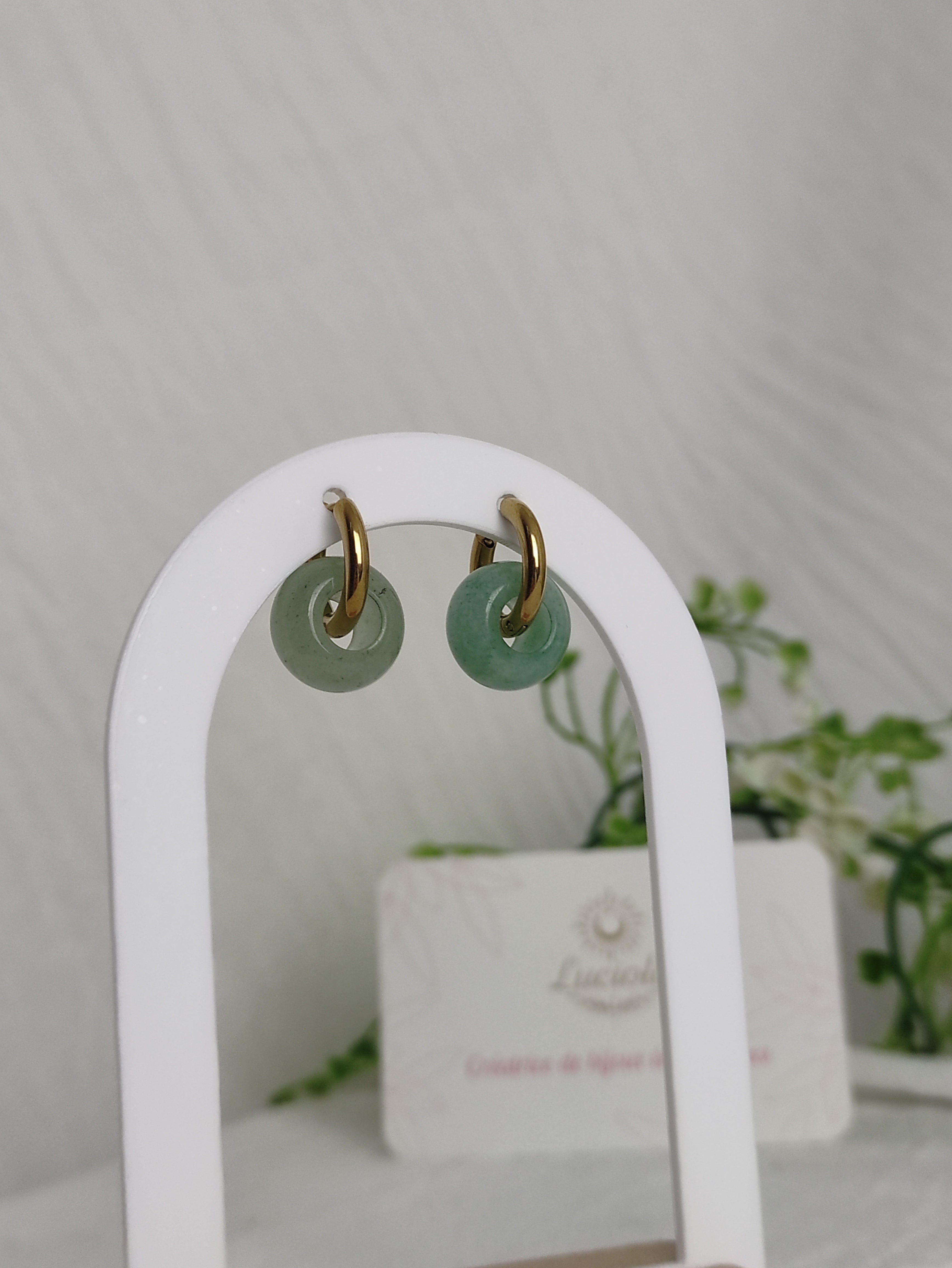 Boucle d'oreille "BLEUET"