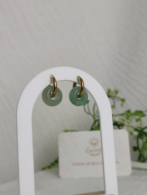 Boucle d'oreille "BLEUET"