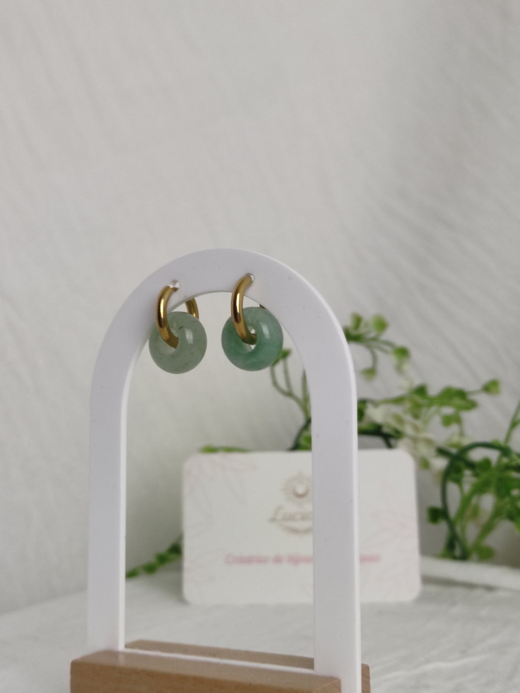Boucle d'oreille "BLEUET"