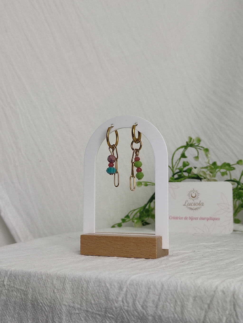 Boucle d'oreille "ASTER"