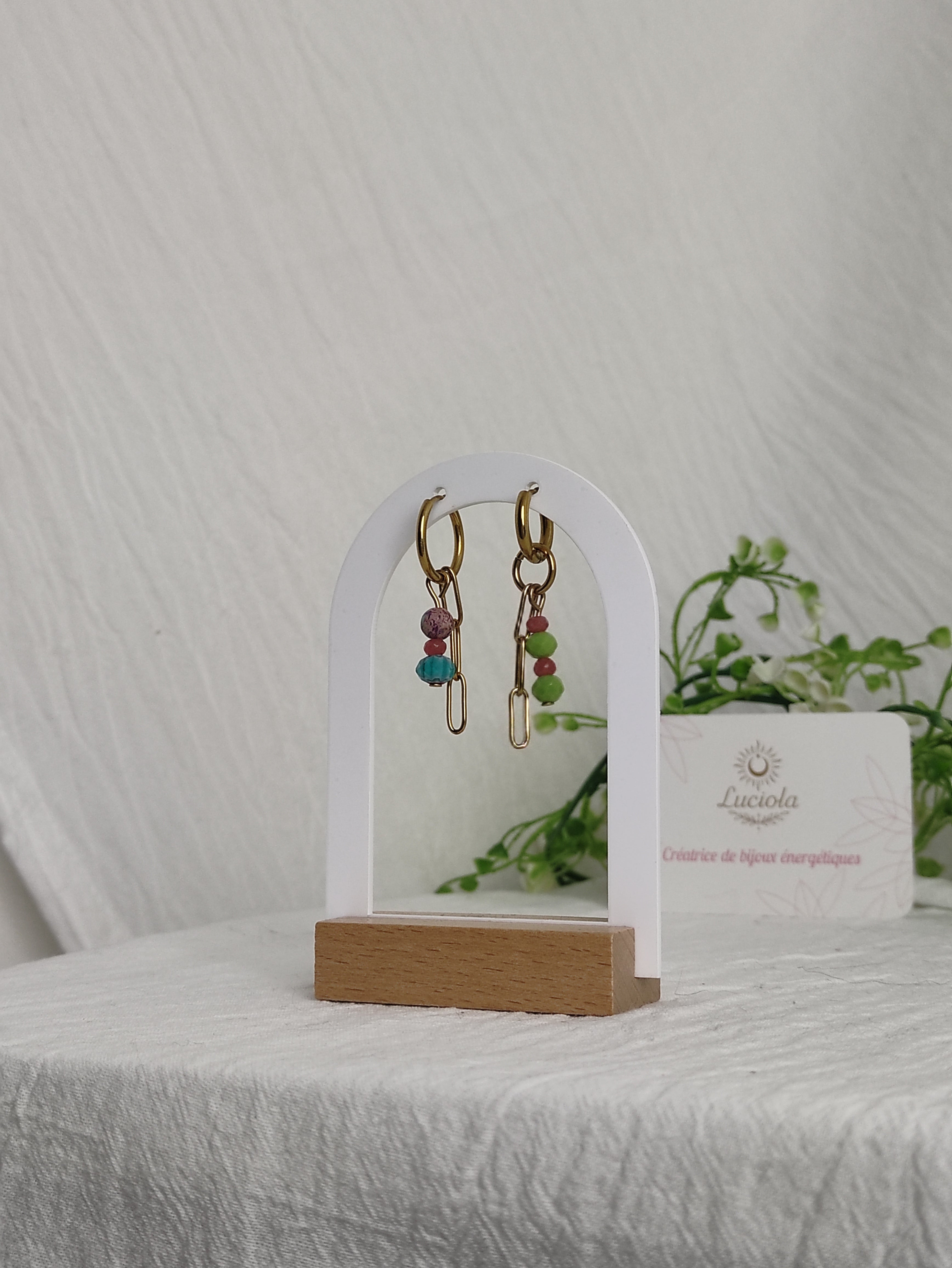 Boucle d'oreille "ASTER"
